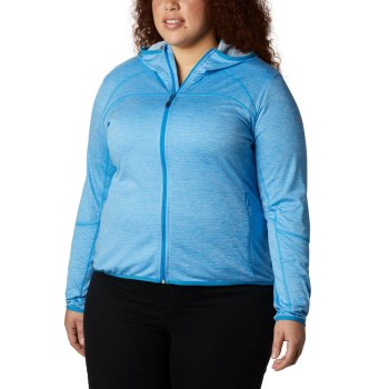 Columbia Baker Valley Hooded Fleece, Chamarras Azules Para Mujer | 905831-OVT